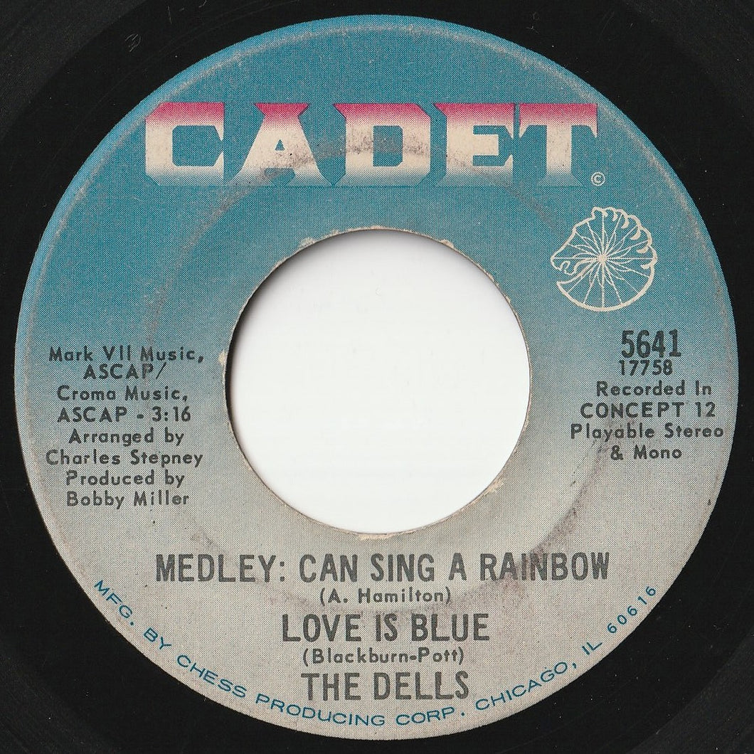 Dells - Medley: Can Sing A Rainbow - Love Is Blue / Hallelujah Baby (7inch-Vinyl Record/Used)