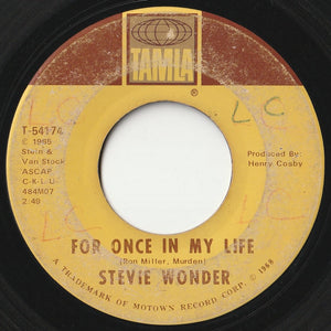 Stevie Wonder - For Once In My Life / Angie Girl (7inch-Vinyl Record/Used)