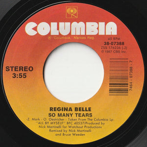 Regina Belle - So Many Tears / Gotta Give It Up (7inch-Vinyl Record/Used)