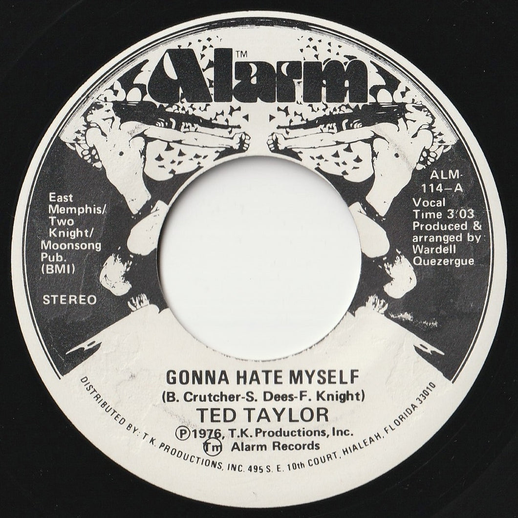 Ted Taylor - Gonna Hate Myself / Stick By Me (7inch-Vinyl Record/Used)