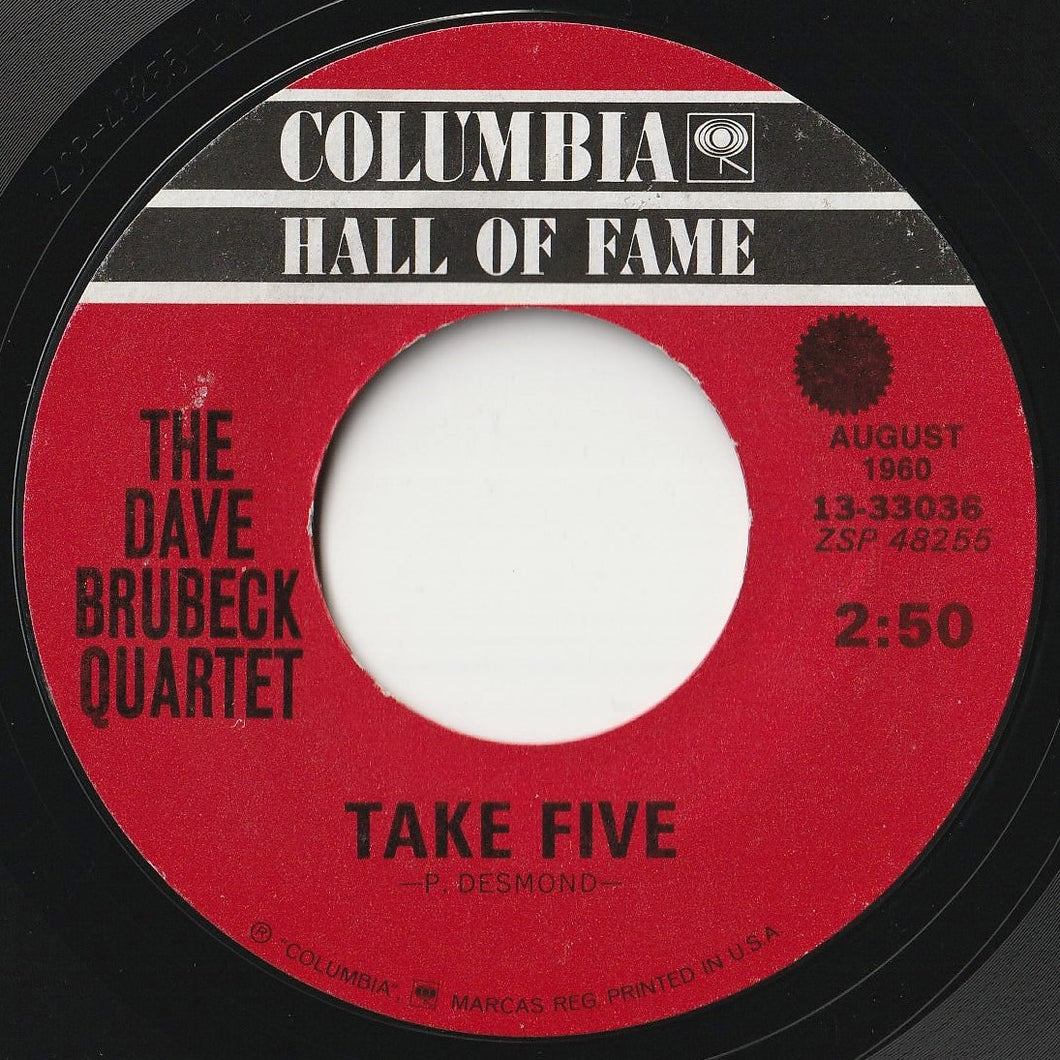 Dave Brubeck Quartet - Take Five / Blue Rondo A La Turk (7inch-Vinyl Record/Used)