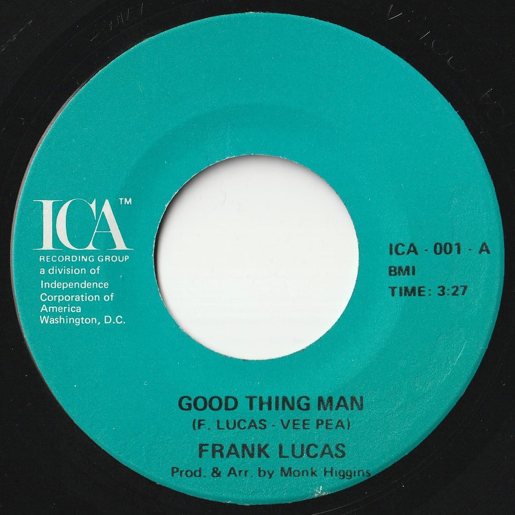 Frank Lucas - Good Thing Man / I Want My Mule Back (7inch-Vinyl Record/Used)