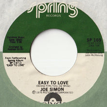 Load image into Gallery viewer, Joe Simon - Easy To Love / Can&#39;t Stand The Pain (7inch-Vinyl Record/Used)
