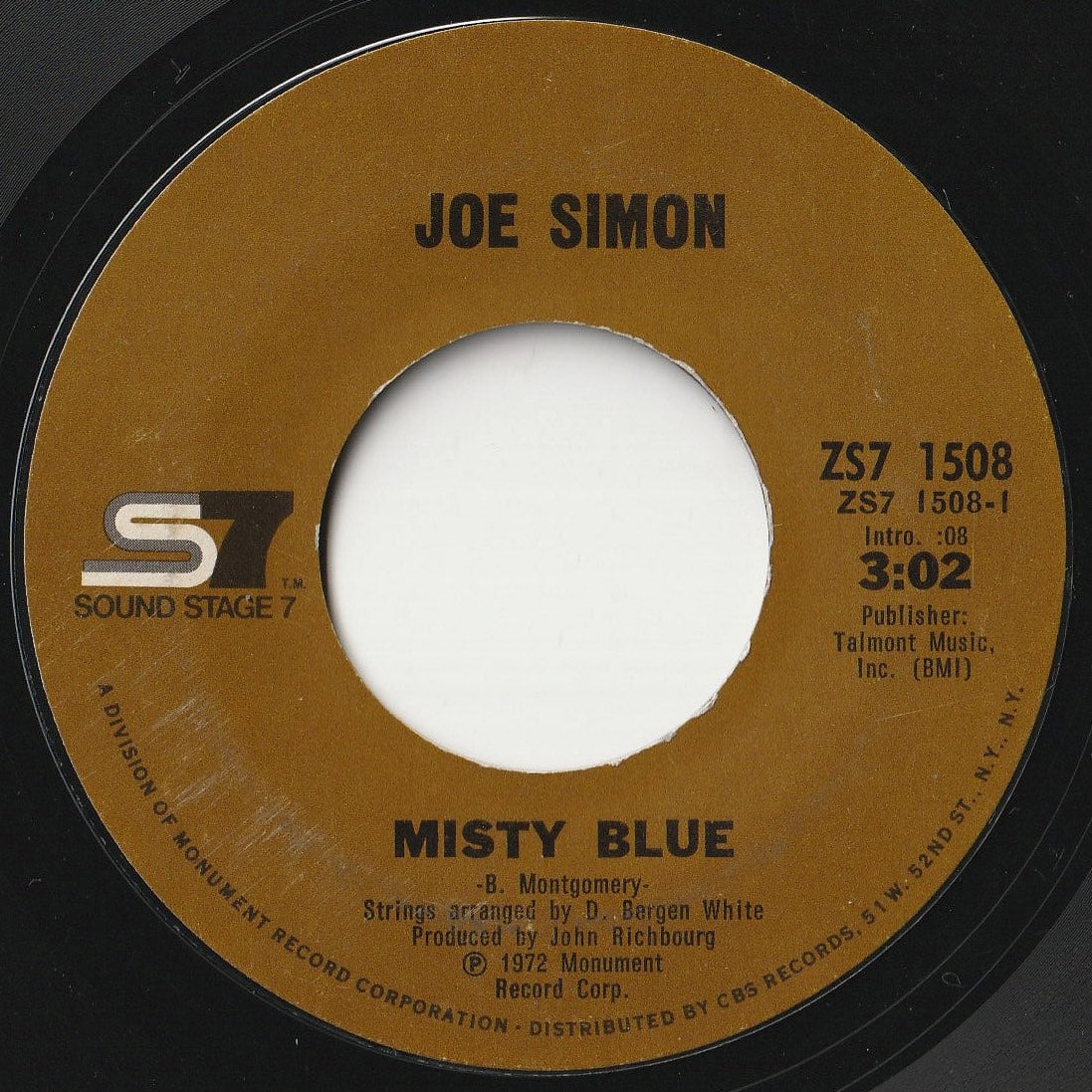 Joe Simon - Misty Blue / That's The Way I Want Your Love (7inch-Vinyl  Record/Used)