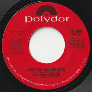 Gloria Gaynor - Ain't No Bigger Fool / The Luckiest Girl In The World (7inch-Vinyl Record/Used)