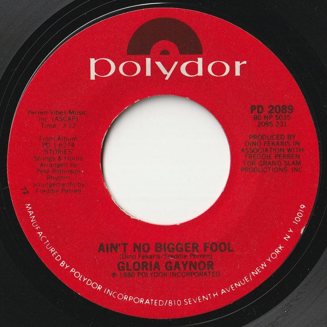 Gloria Gaynor - Ain't No Bigger Fool / The Luckiest Girl In The World (7inch-Vinyl Record/Used)