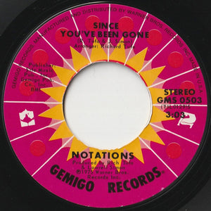 Notations - It's Alright (This Feeling) / Since You've Been Gone (7inch-Vinyl Record/Used)