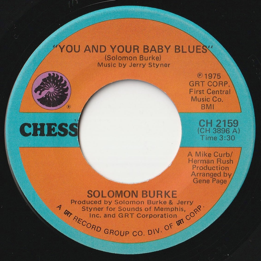 Solomon Burke - You And Your Baby Blues / I'm Leaving On That Late, Late Train (7 inch Record / Used)