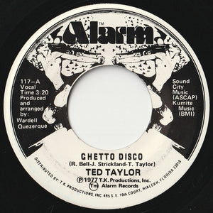 Ted Taylor - Ghetto Disco / You Can Make It If You Try (7 inch Record / Used)