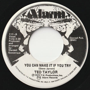 Ted Taylor - Ghetto Disco / You Can Make It If You Try (7 inch Record / Used)