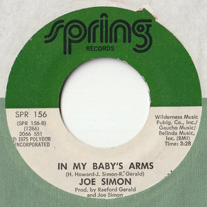 Joe Simon - Get Down, Get Down (Get On The Floor) / In My Baby's Arms (7 inch Record / Used)