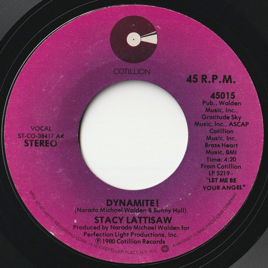 Stacy Lattisaw - Dynamite! / Dreaming (7 inch Record / Used)