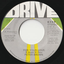 Load image into Gallery viewer, Peter Brown - Dance With Me / For Your Love (7 inch Record / Used)
