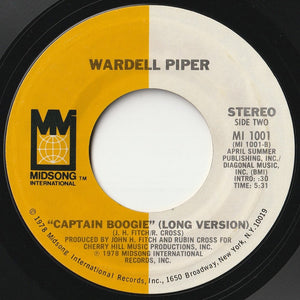 Wardell Piper - Captain Boogie / (Long Version) (7 inch Record / Used)