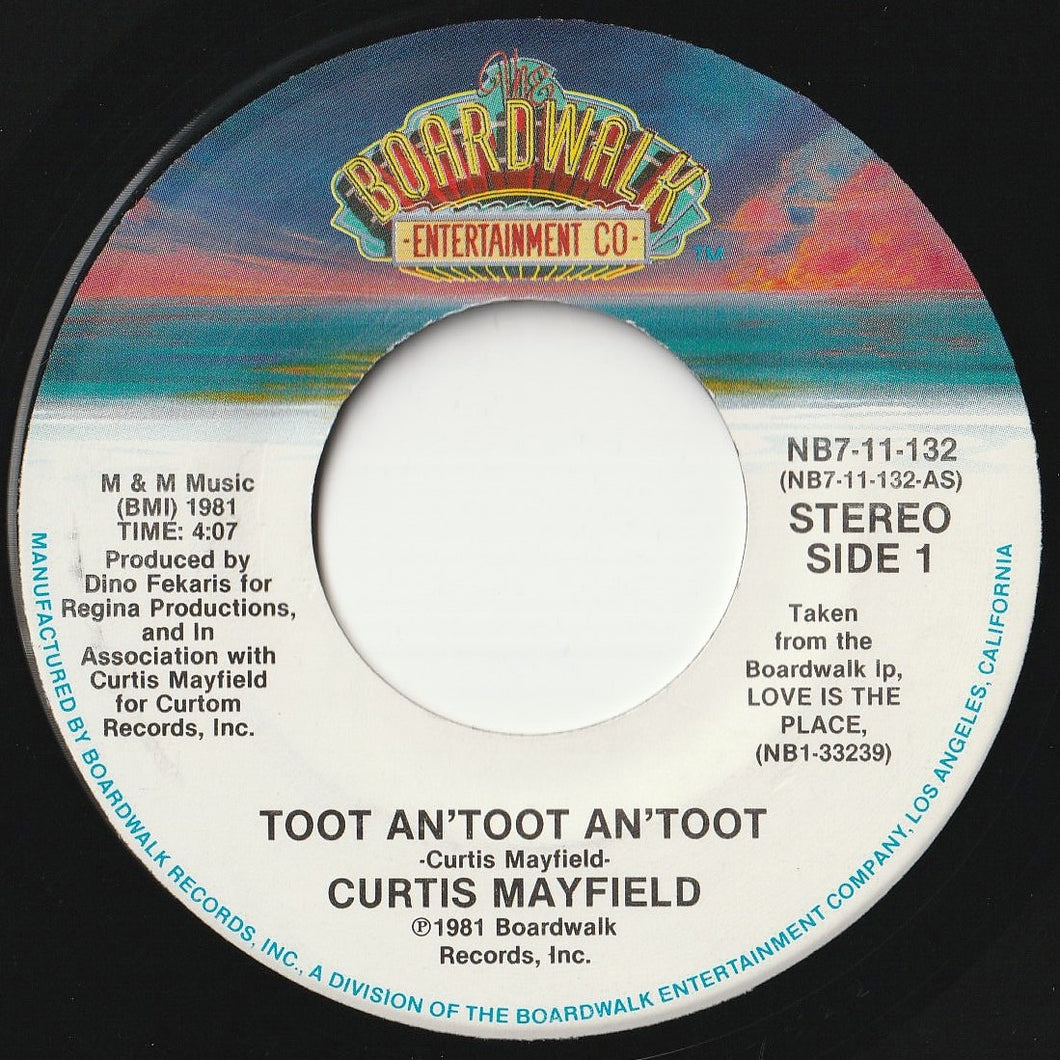 Curtis Mayfield - Toot An'Toot An'Toot / Come Free Your People (7 inch Record / Used)