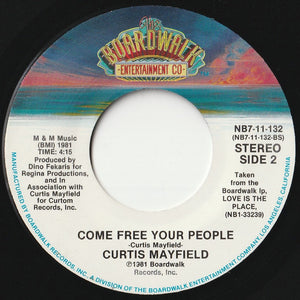 Curtis Mayfield - Toot An'Toot An'Toot / Come Free Your People (7 inch Record / Used)