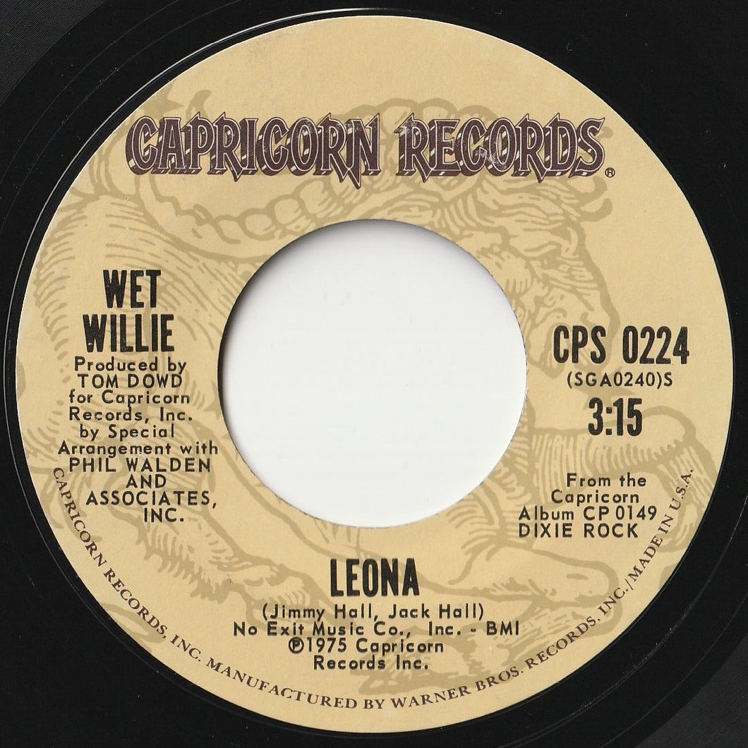 Wet Willie - Leona / Ain't He A Mess (7 inch Record / Used)