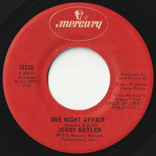 画像をギャラリービューアに読み込む, Jerry Butler - One Night Affair / Life&#39;s Unfortunate Sons (7 inch Record / Used)
