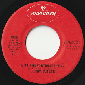 Jerry Butler - One Night Affair / Life's Unfortunate Sons (7 inch Record / Used)