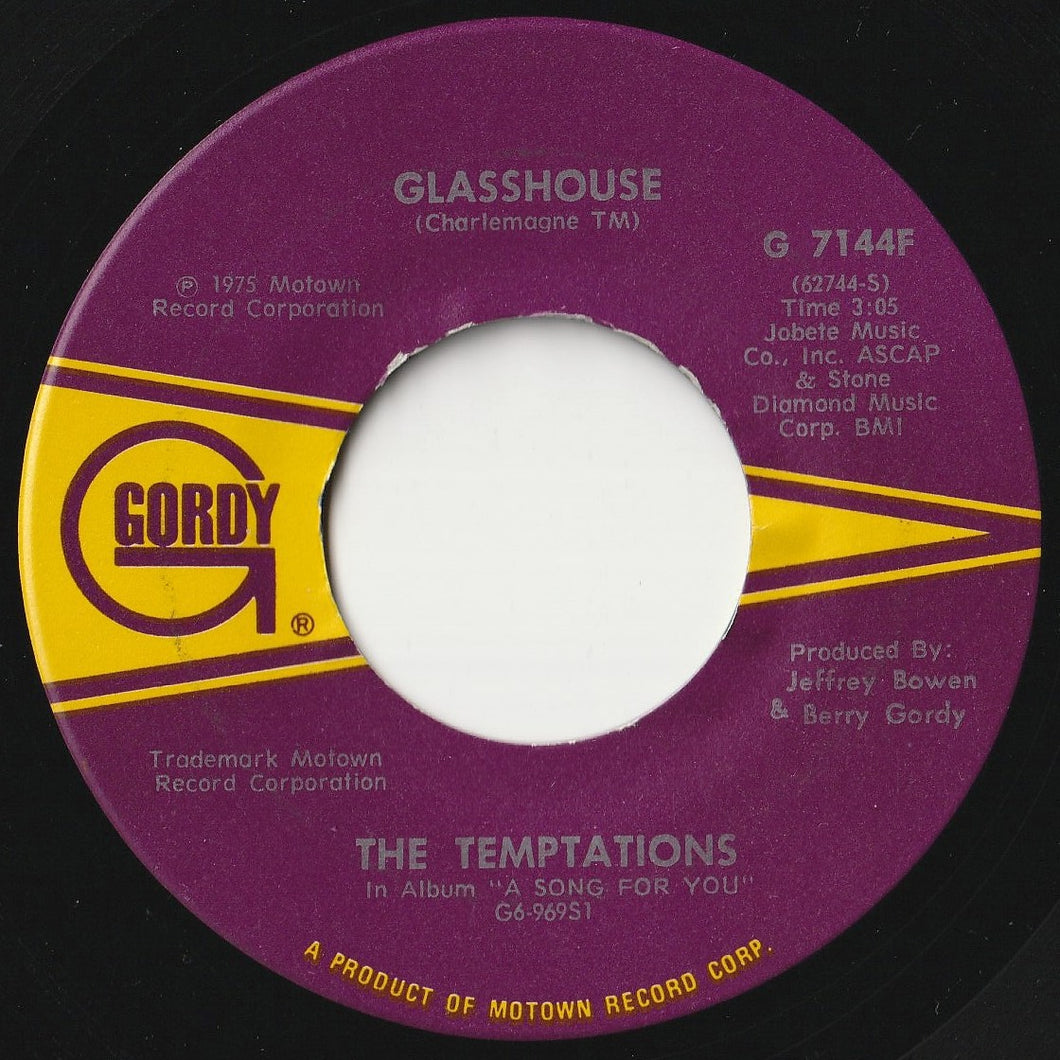 Temptations - Glasshouse / The Prophet (7 inch Record / Used)