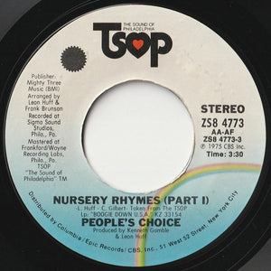 People's Choice - Nursery Rhymes (Part 1) / (Part 2) (7 inch Record / Used)