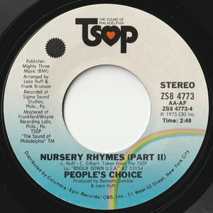 People's Choice - Nursery Rhymes (Part 1) / (Part 2) (7 inch Record / Used)