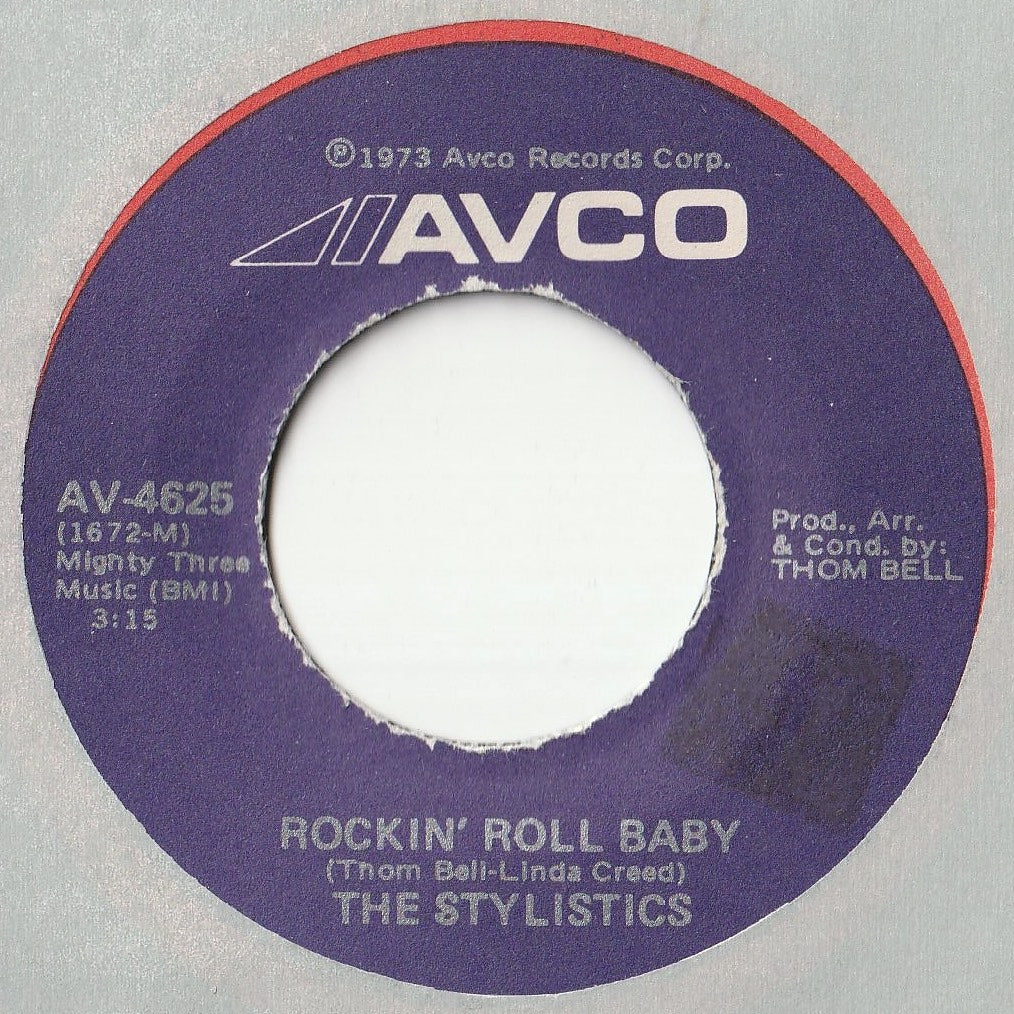 Stylistics - Rockin' Roll Baby / Pieces (7 inch Record / Used)