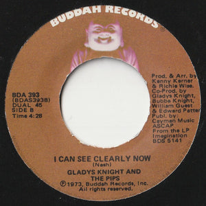 Gladys Knight And The Pips - I've Got To Use My Imagination / I Can See Clearly Now (7 inch Record / Used)