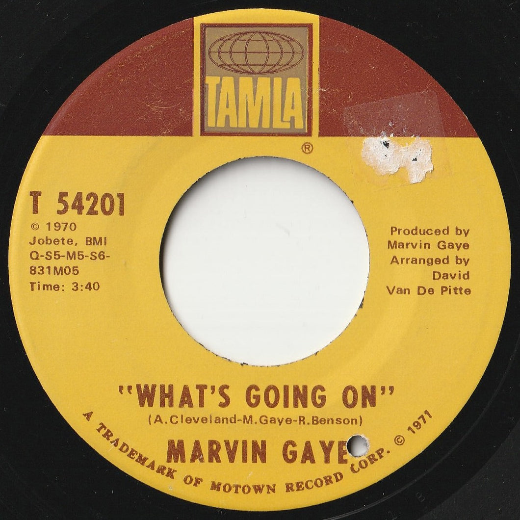Marvin Gaye - What's Going On / God Is Love (7 inch Record / Used)