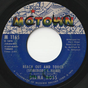 Diana Ross - Reach Out And Touch (Somebody's Hand) / Dark Side Of The World (7 inch Record / Used)