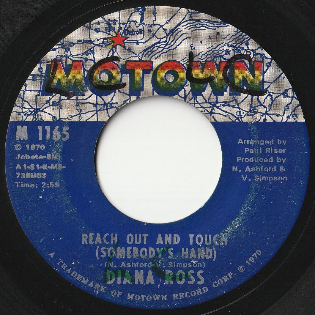 Diana Ross - Reach Out And Touch (Somebody's Hand) / Dark Side Of The World (7 inch Record / Used)