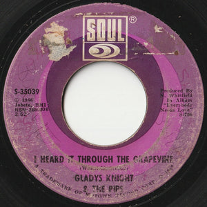 Gladys Knight And The Pips - I Heard It Through The Grapevine / It's Time To Go Now (7 inch Record / Used)