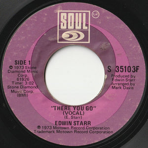 Edwin Starr - There You Go / (Instrumental) (7 inch Record / Used)