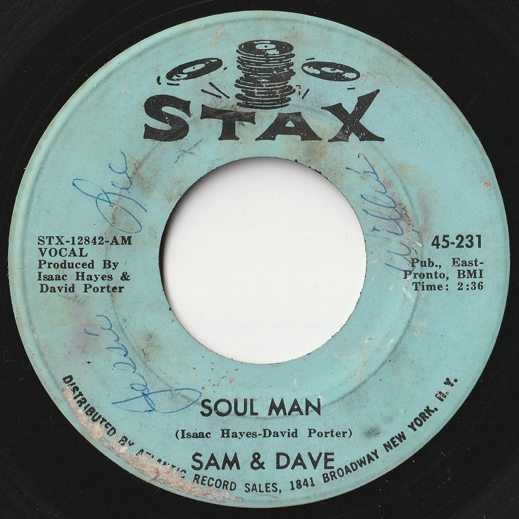 Sam & Dave - Soul Man / May I Baby (7 inch Record / Used)