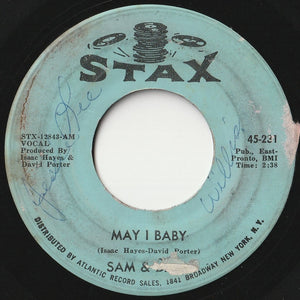 Sam & Dave - Soul Man / May I Baby (7 inch Record / Used)