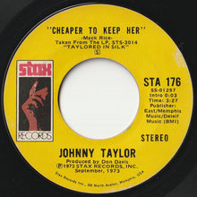 Load image into Gallery viewer, Johnnie Taylor - Cheaper To Keep Her / I Can Read Between The Lines (7 inch Record / Used)
