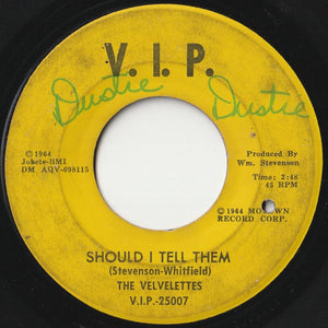 Velvelettes - Needle In A Haystack / Should I Tell Them (7 inch Record / Used)