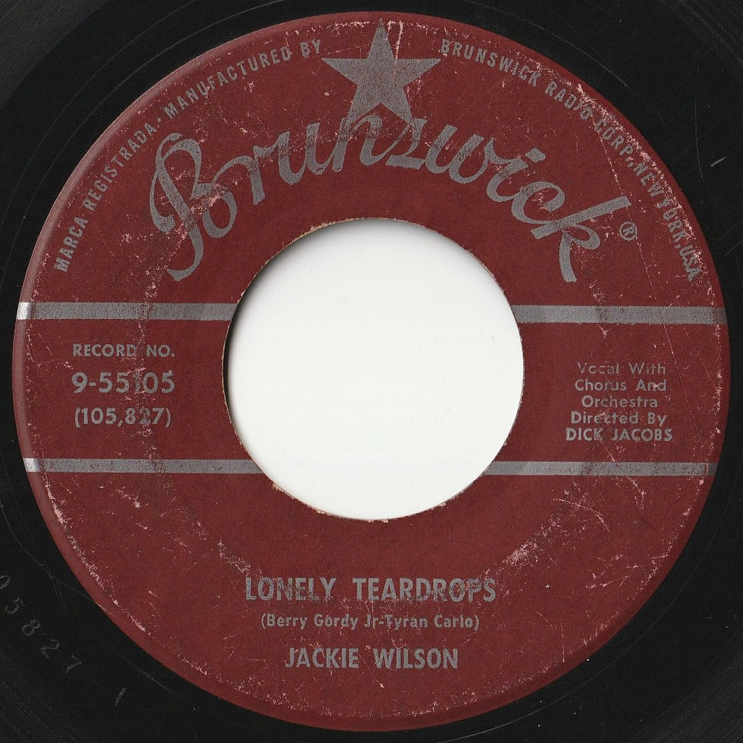 Jackie Wilson - Lonely Teardrops / In The Blue Of The Evening (7 inch Record / Used)