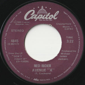 Red Rider - White Hot / Avenue "A" (7 inch Record / Used)