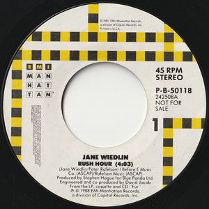 Jane Wiedlin - Rush Hour / Rush Hour (7 inch Record / Used)