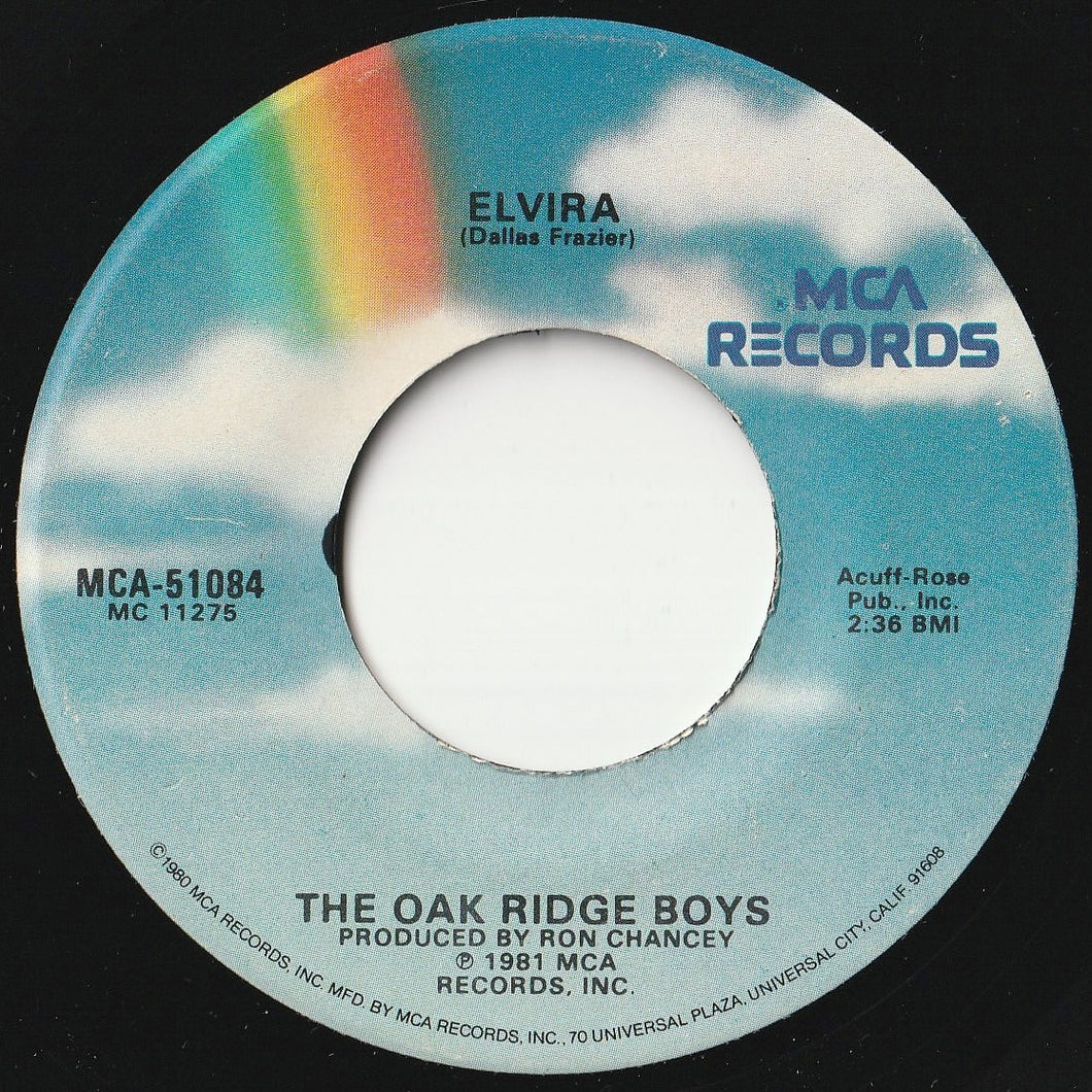 Oak Ridge Boys - Elvira / A Woman Like You (7 inch Record / Used)