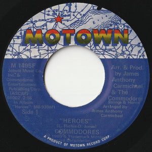 Commodores - Heroes / Funky Situation (7 inch Record / Used)