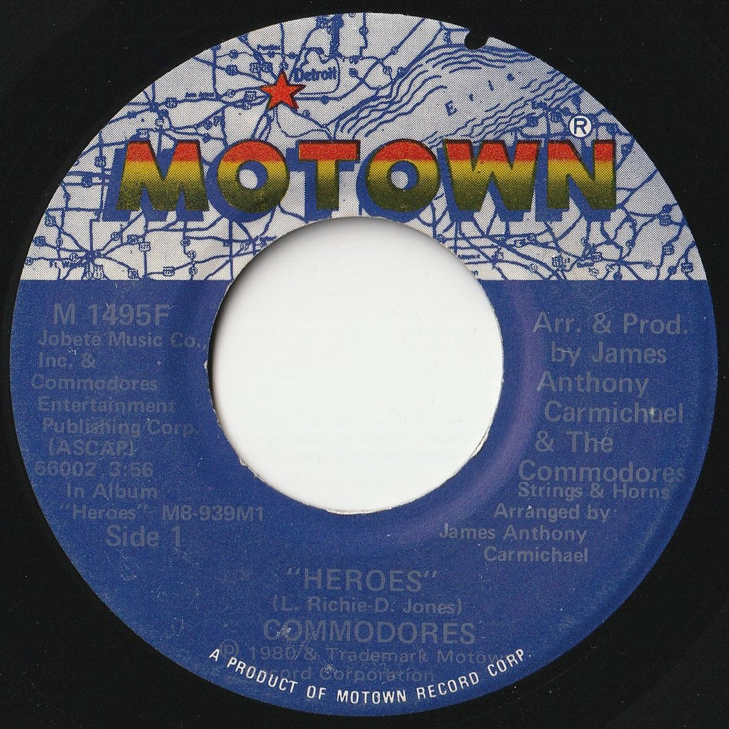 Commodores - Heroes / Funky Situation (7 inch Record / Used)