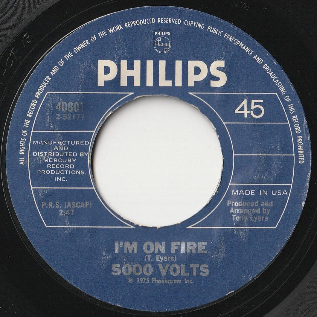 5000 Volts - I'm On Fire / Still On Fire (7 inch Record / Used)