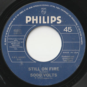 5000 Volts - I'm On Fire / Still On Fire (7 inch Record / Used)