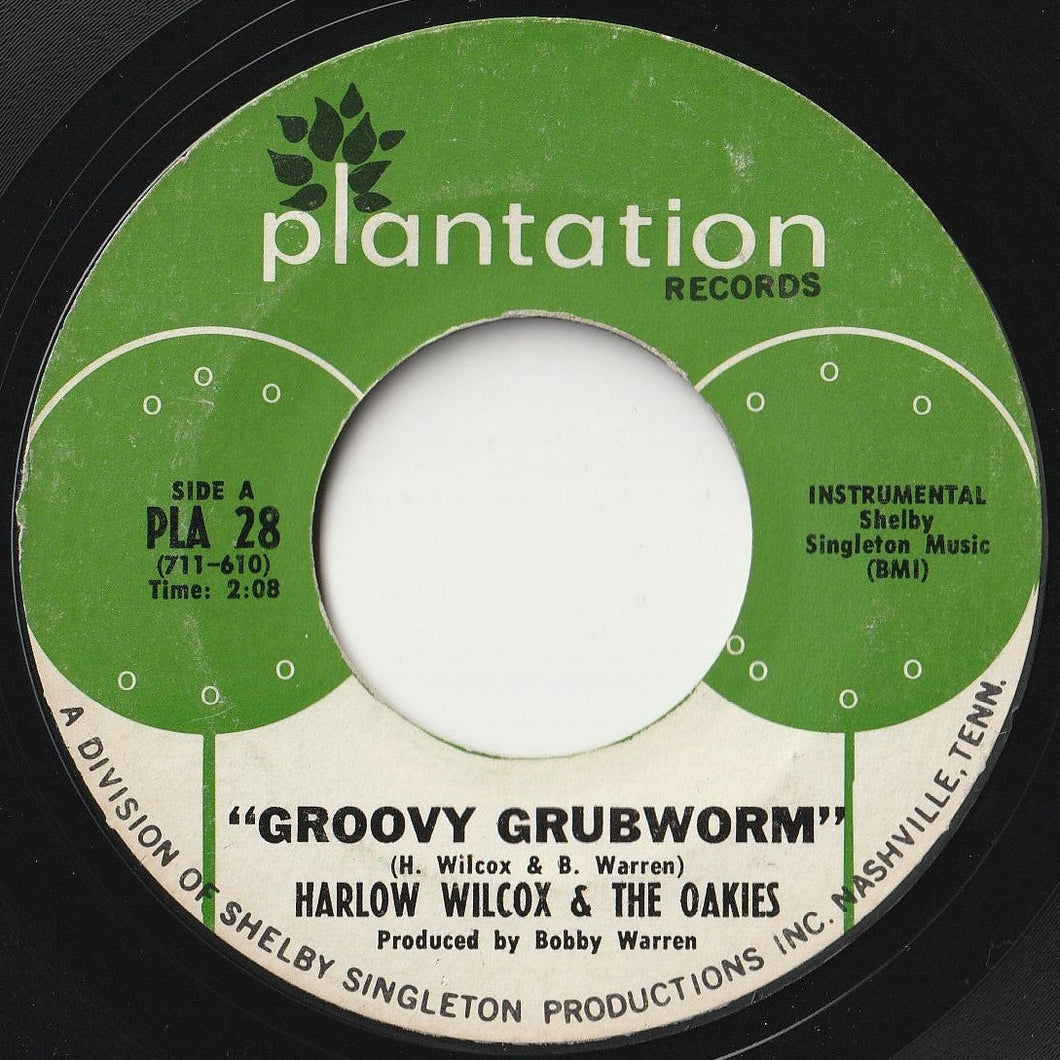 Harlow Wilcox And The Oakies - Groovy Grubworm / Moose Trot (7 inch Record / Used)