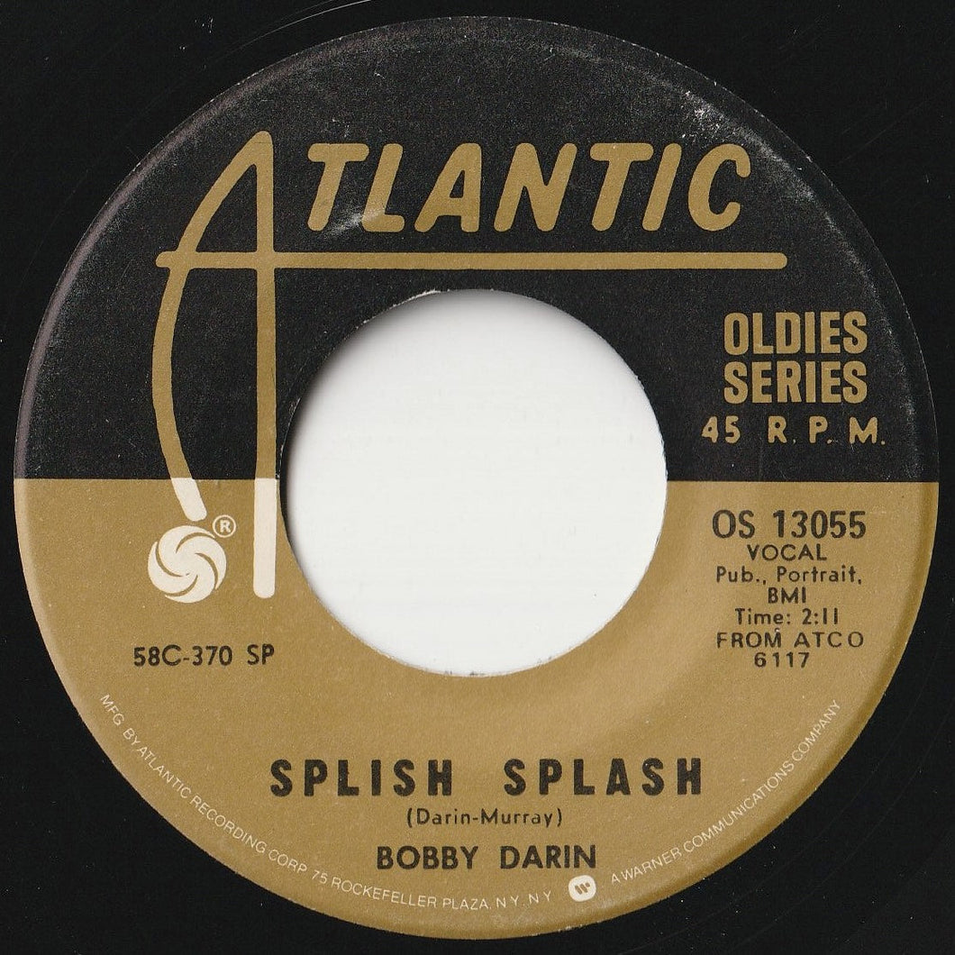 Bobby Darin - Splish Splash / Queen Of The Hop (7 inch Record / Used)