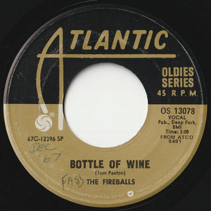 Fireballs - Bottle Of Wine / Long Green (7 inch Record / Used)