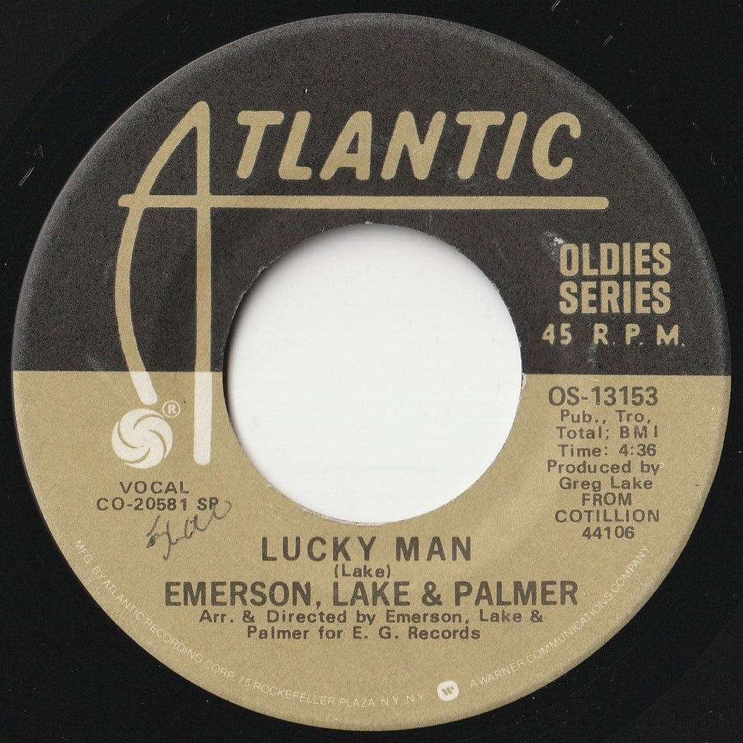 Emerson, Lake & Palmer - Lucky Man / From The Beginning (7 inch Record / Used)