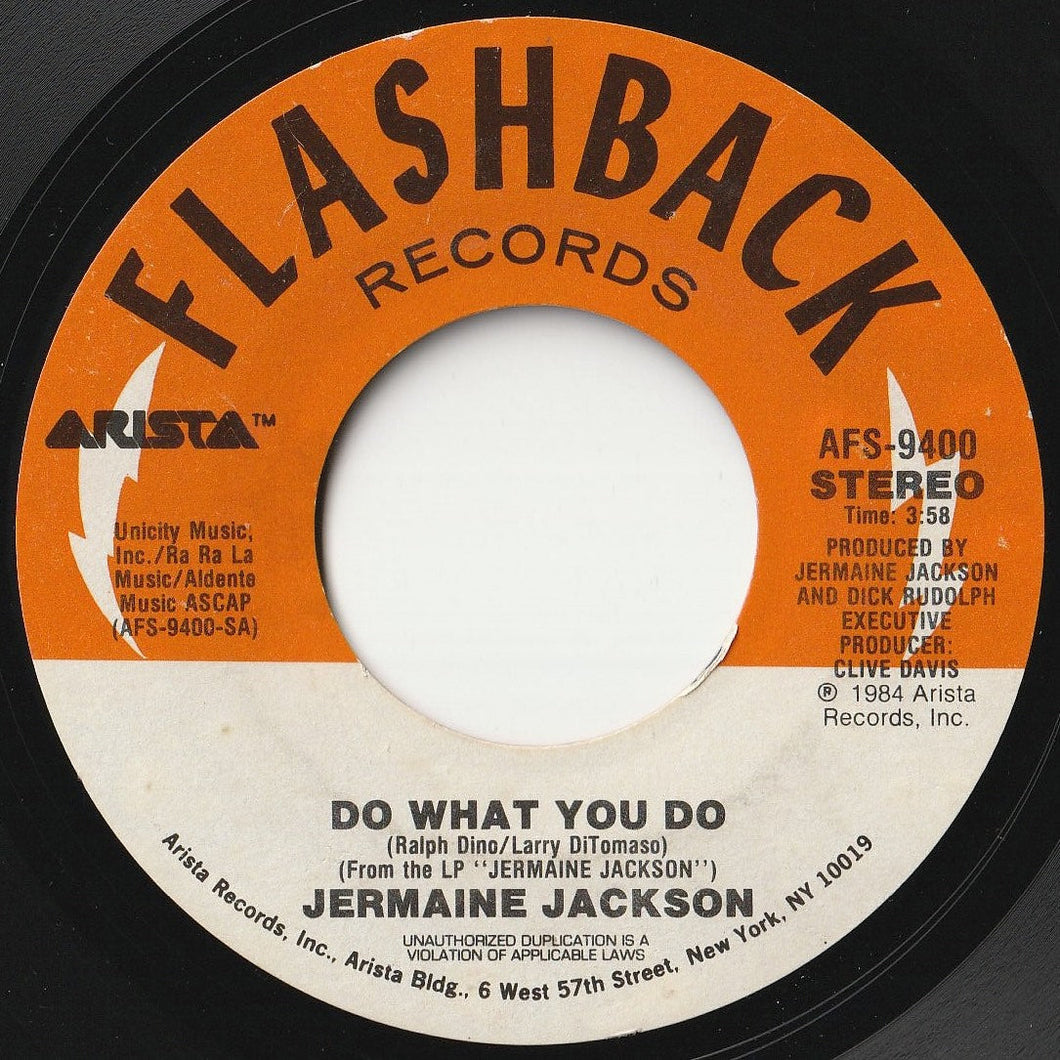 Jermaine Jackson - Do What You Do / (Closest Thing To) Perfect (7 inch Record / Used)